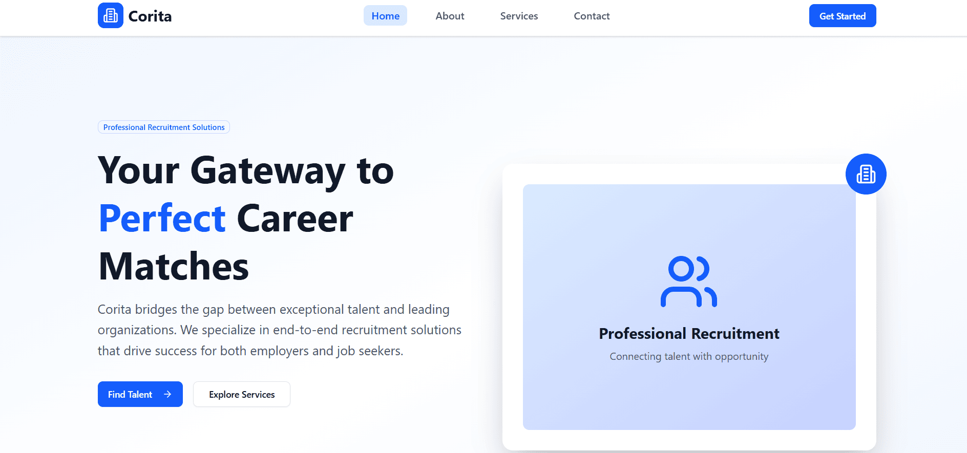 Corita project screenshot