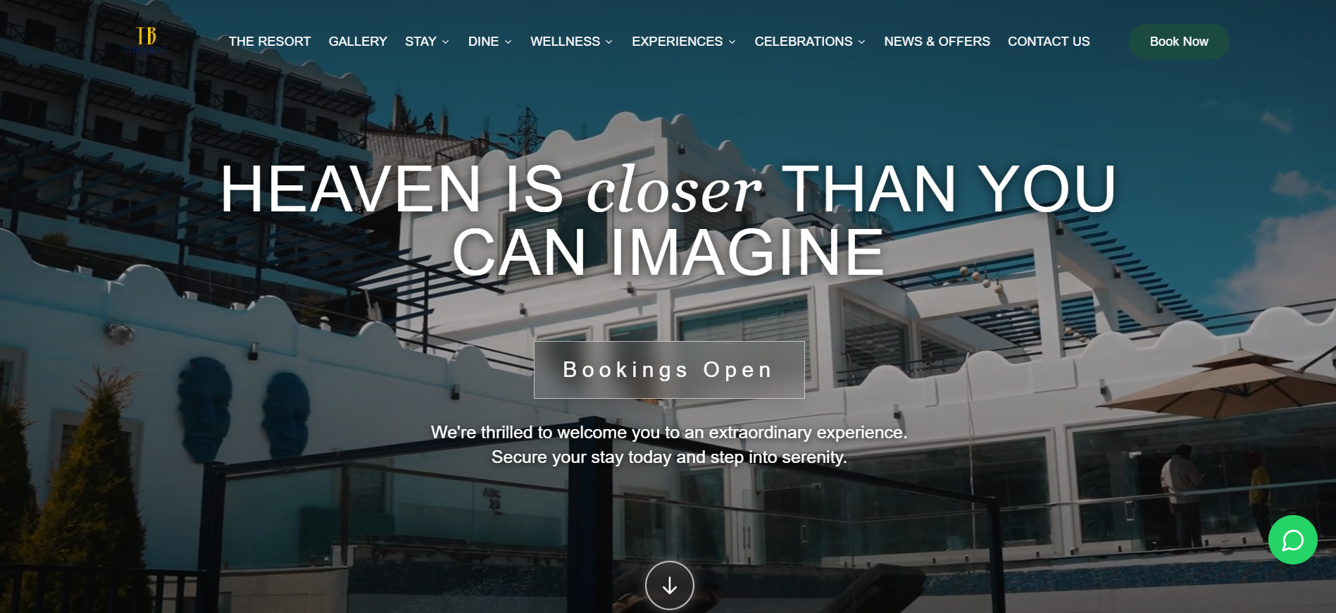 Terra Bliss Hotel project screenshot